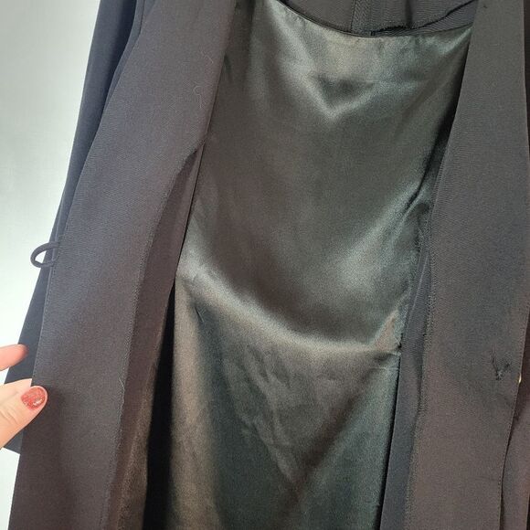 Lorenzo Vintage Black Coat-Dress - Picture 2 of 16